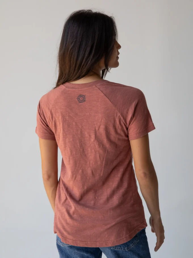 Tricou Boho din bumbac - imagine 3
